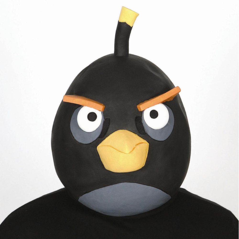 Angry Birds Angry Bird Halloween Costume Mask - Black