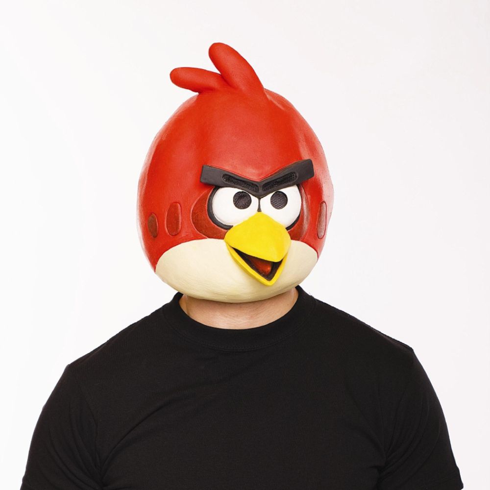 Angry Birds Angry Bird Halloween Costume Mask - Red