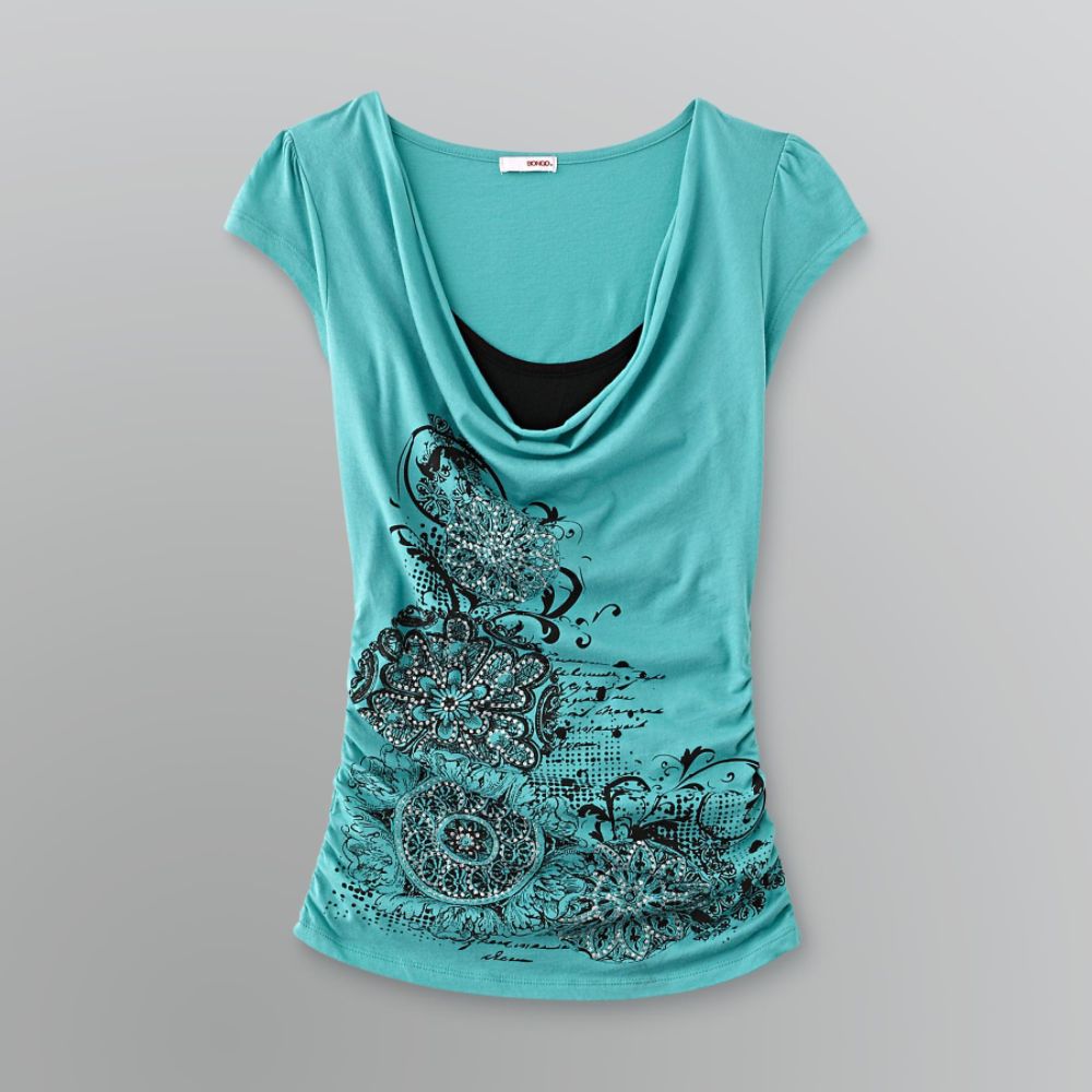Bongo Junior's Floral 2-in-1 Shirred Top at Sears.com