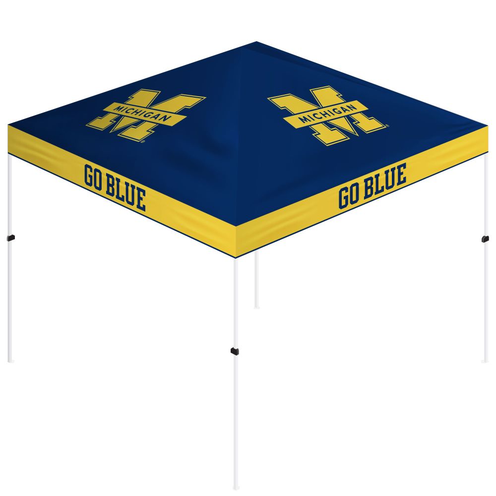 Michigan Wolverines Gazebo Tent Canopy - 10' x 10' Feet