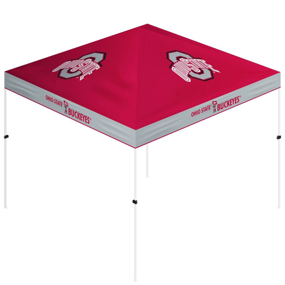 Ohio State Buckeyes Gazebo Tent Canopy - 10' x 10' Feet