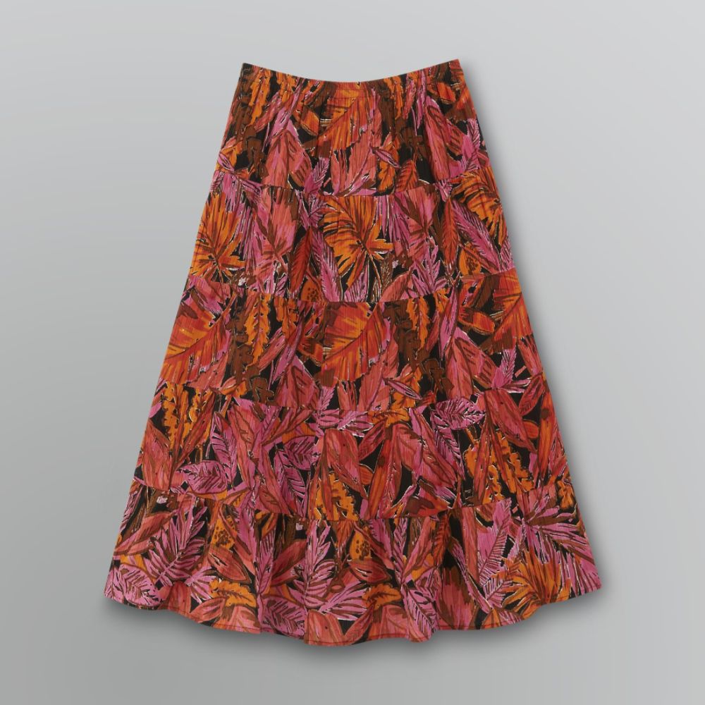 Notations Women's Plus Tiered Gauze Skirt at Sears.com