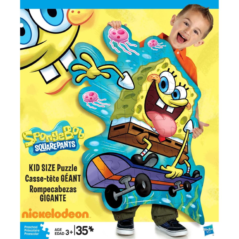 Hasbro SpongeBob Squarepants Kid Size Puzzle at Kmart.com