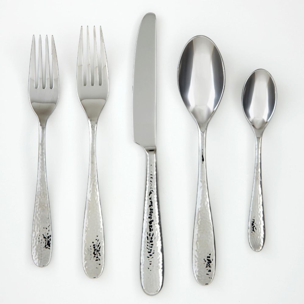 Cambridge 20pc Flatware Rendevous Hammered Mirror at Sears.com