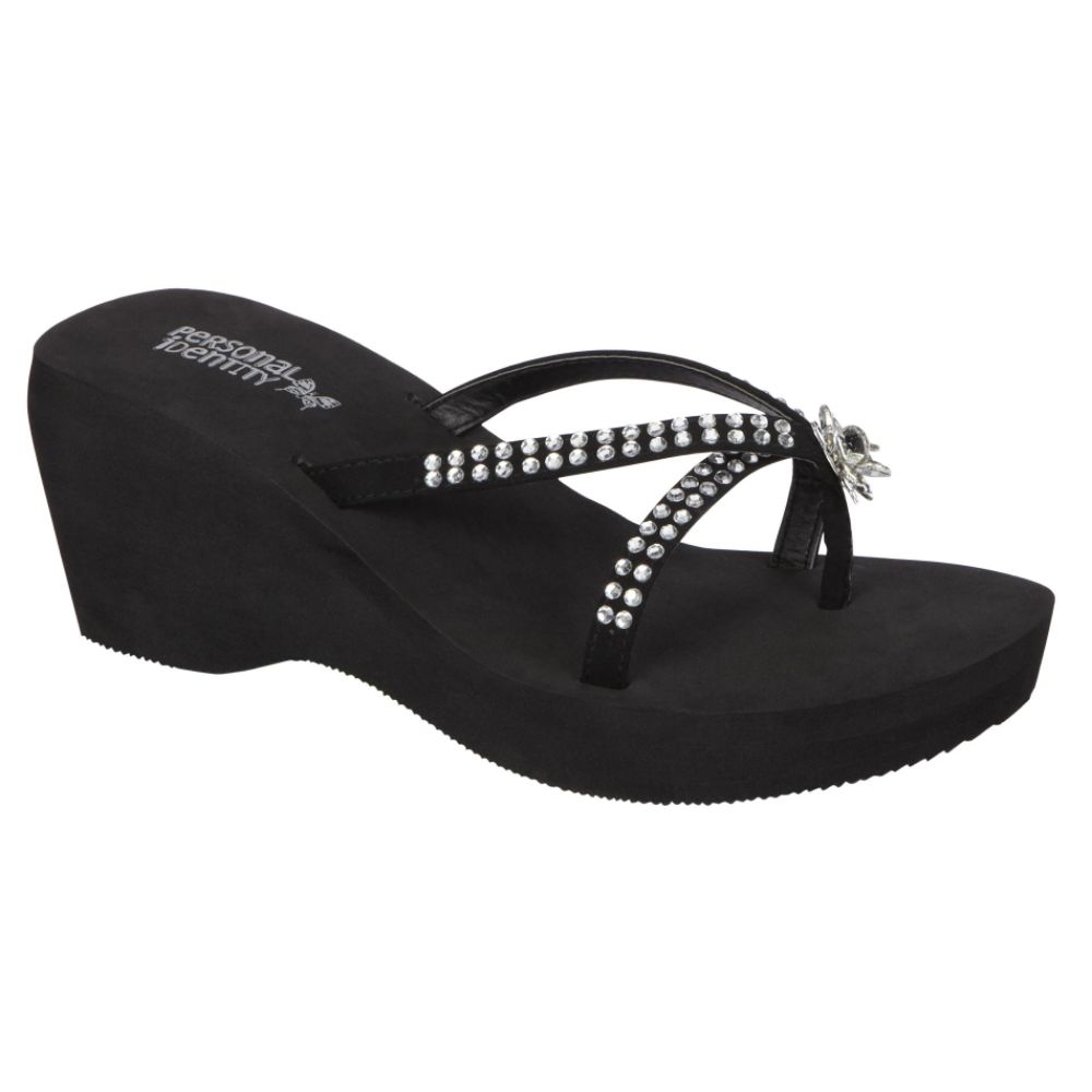 Personal Identity Women's Flash Sandal - Black at Sears.com