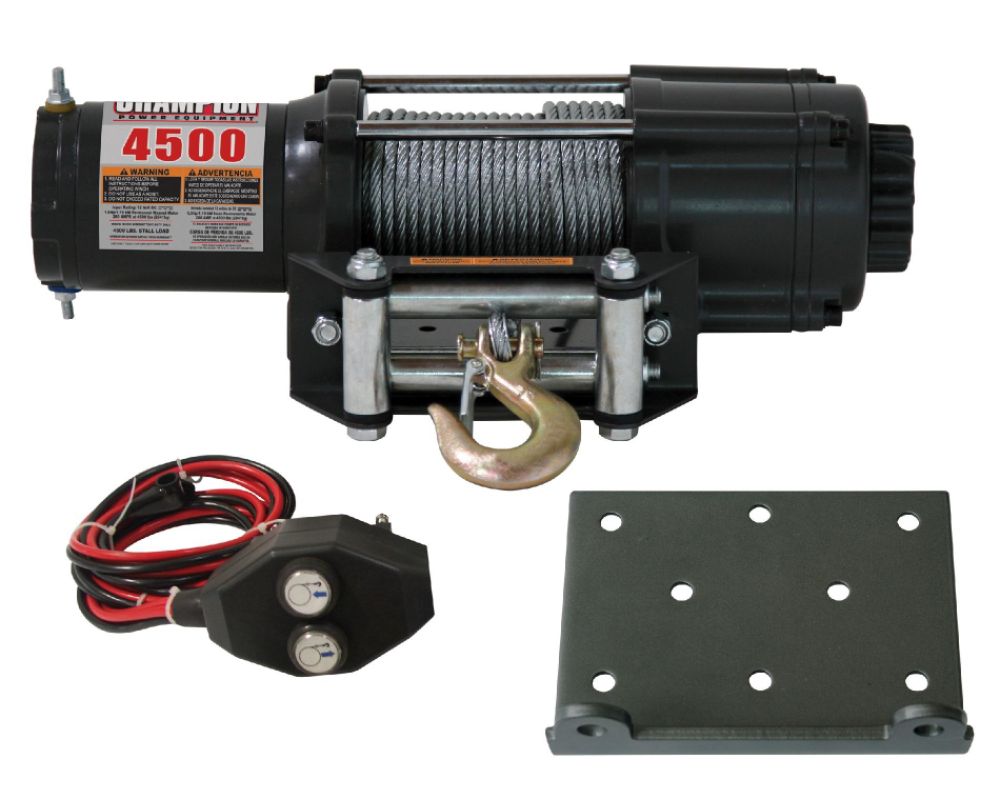 Champion Power Equipment 4500 lb. ATV/UTV Winch Kit at Sears.com