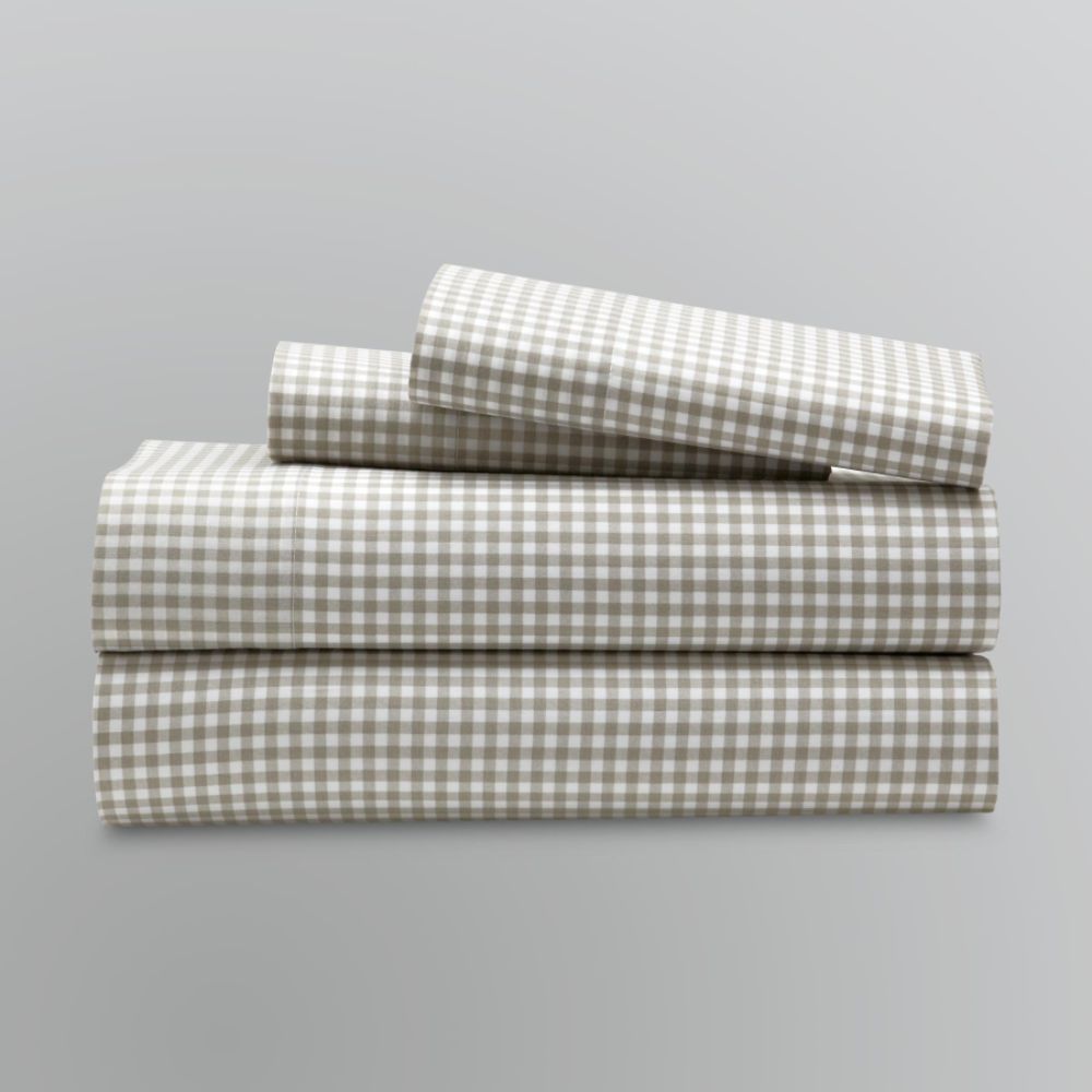 Cannon Gingham Sheet Set at Kmart.com
