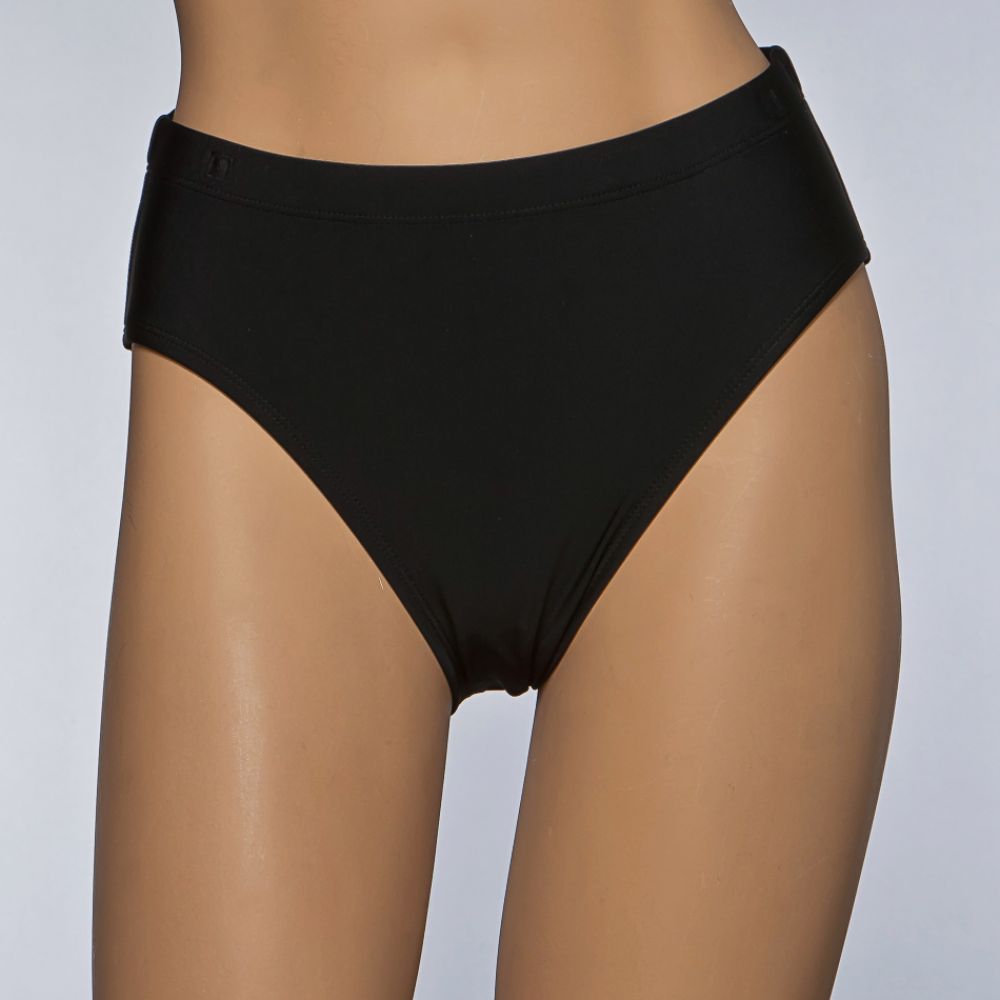 Aqua Couture Women’s Swimsuit Separates Hi-Cut Bottoms Black at Sears.com