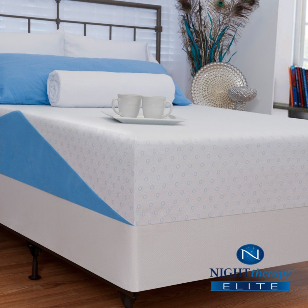 Night Therapy Elite 12" MyGel® Ultimate Memory Foam Mattress  - Queen at Sears.com