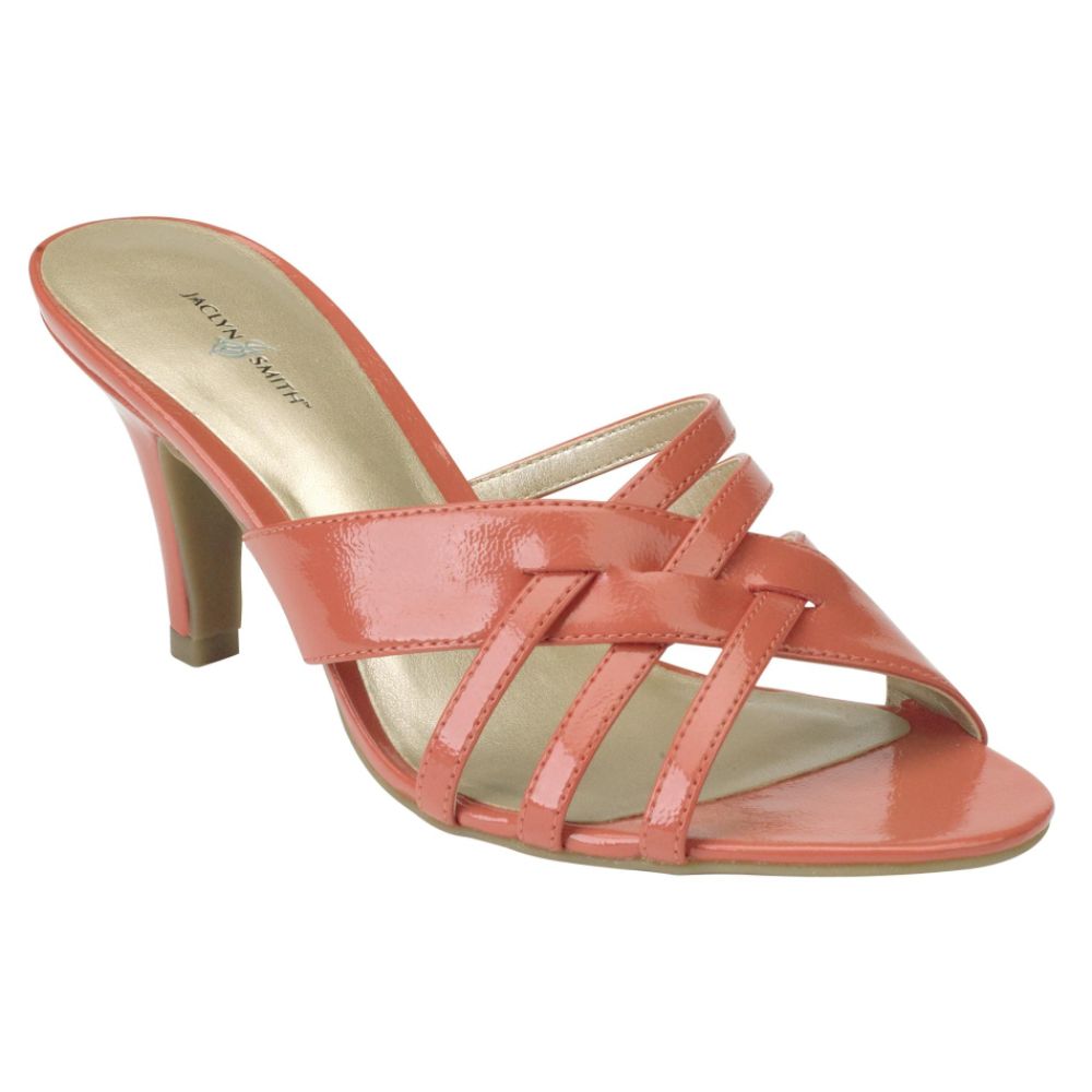 Jaclyn Smith Women's Tatum Birdcage Heel Wide Avail - Coral at Kmart.com