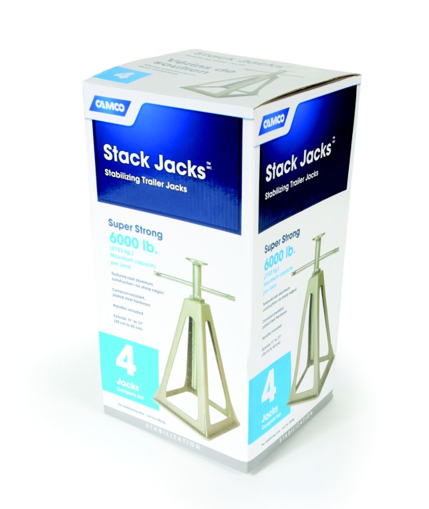 Camco Aluminum Stabilizer Jack Stands - Qty: 4