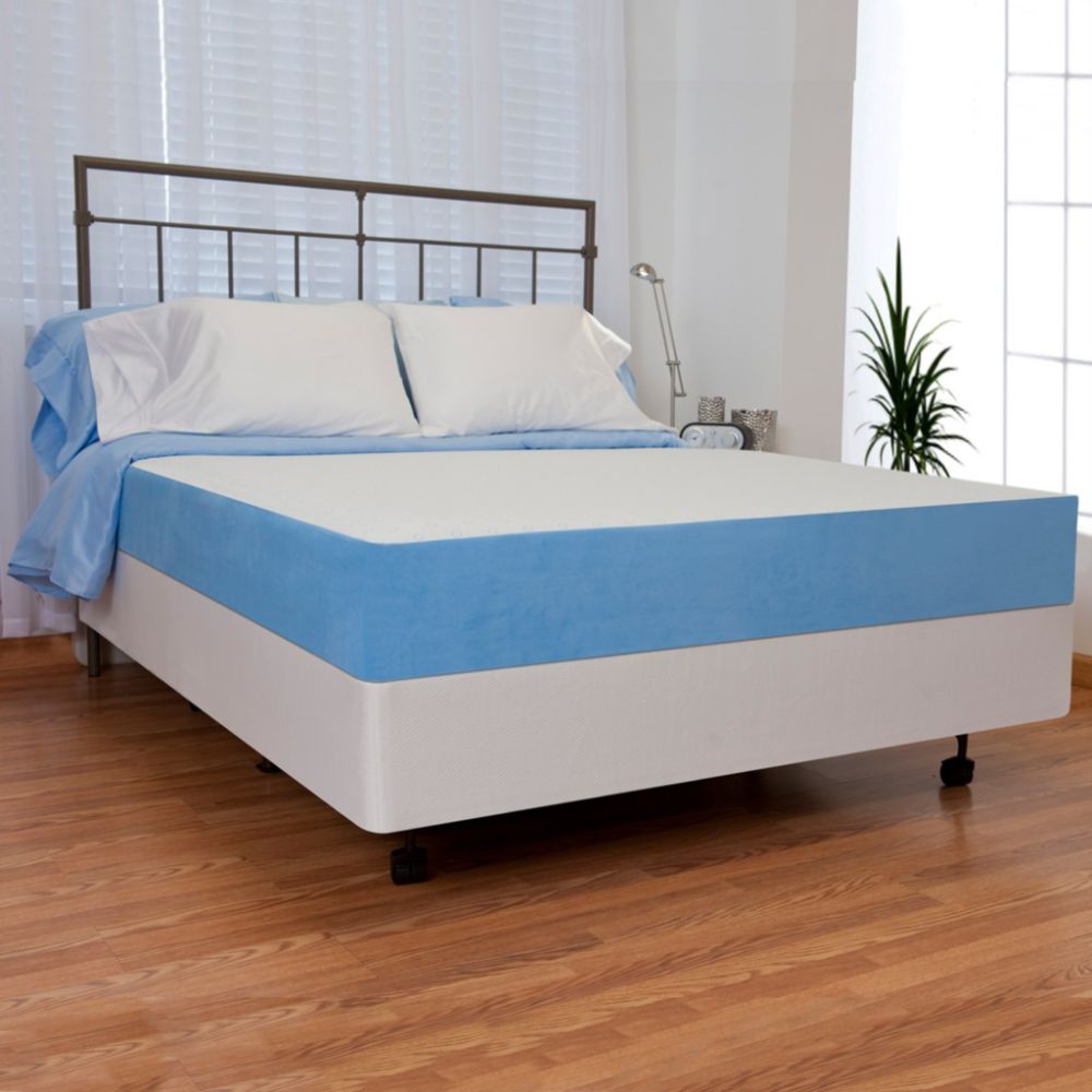 Night Therapy Elite 8" MyGel® Memory Foam Mattress & Bi-Fold® Box Spring Set-Twin at Sears.com