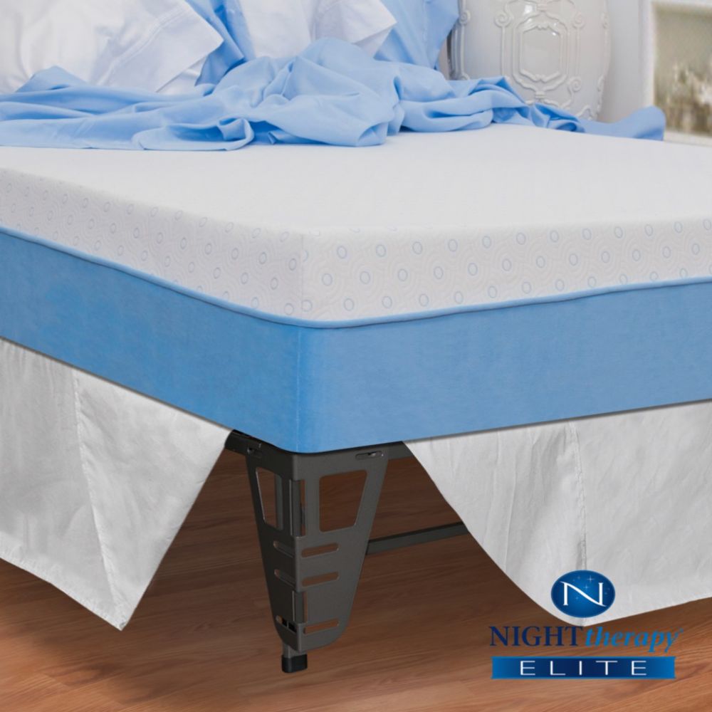 Night Therapy Elite 10" MyGel® Memory Foam Mattress & Bed Frame Set-Twin at Sears.com