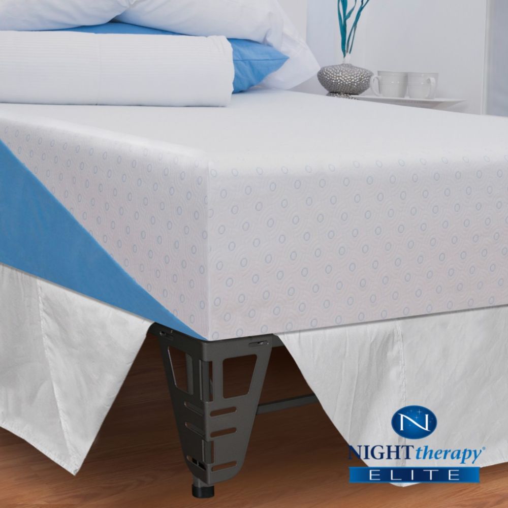 Night Therapy Elite 12" MyGel® Ultimate Memory Foam Mattress & Bed Frame Set-King at Sears.com