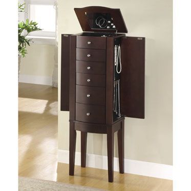 Merlot Jewelry Armoire at Kmart.com