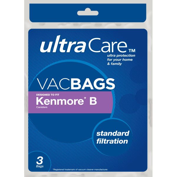 Ultracare Kenmore B Canister Vacuum Bags