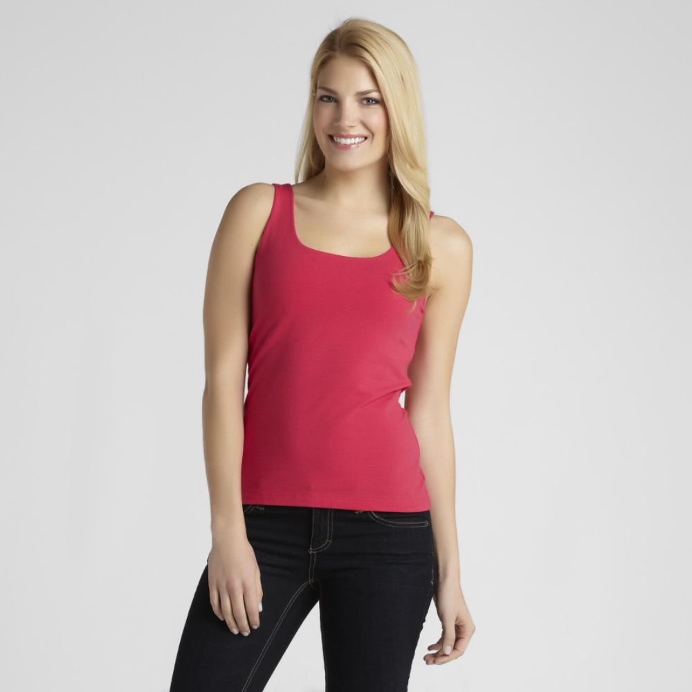 Basic Editions Women's Shelf Bra Tank Top at Kmart.com
