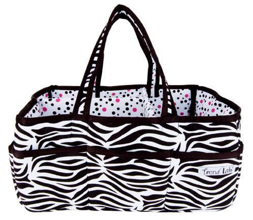 Trend-Lab Storage Caddy - Zebra/Zahara Collection