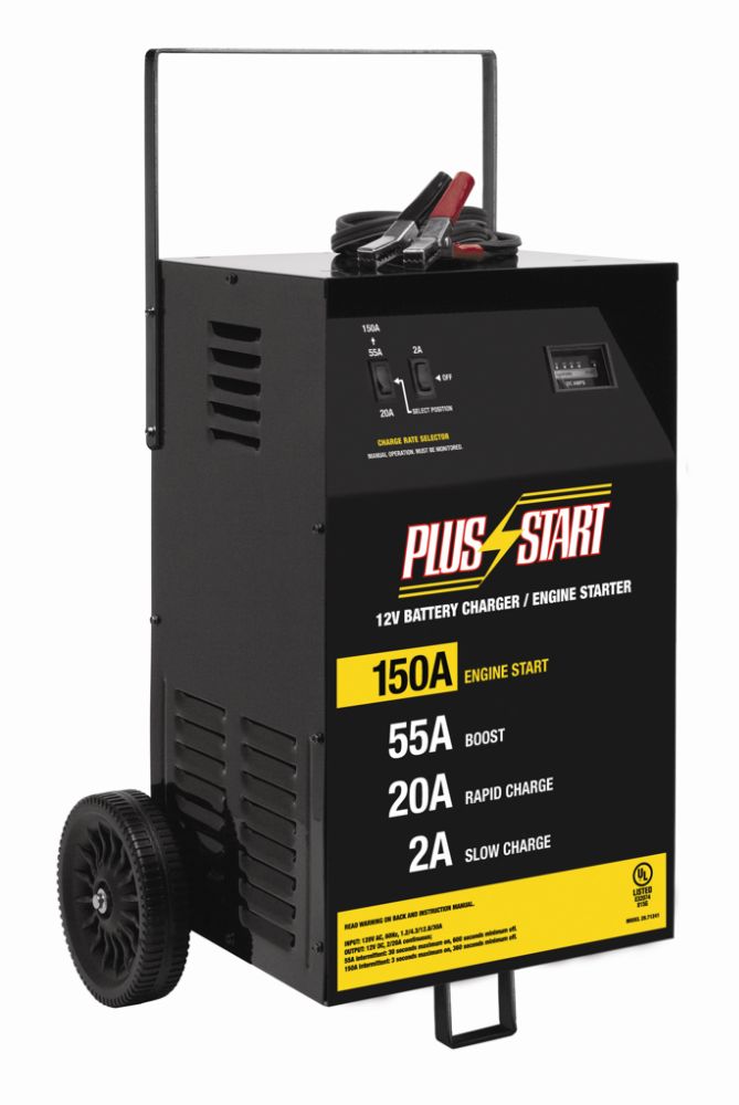 Plus Start Manual Wheeled Battery Charger and Engine Starter at Kmart.com