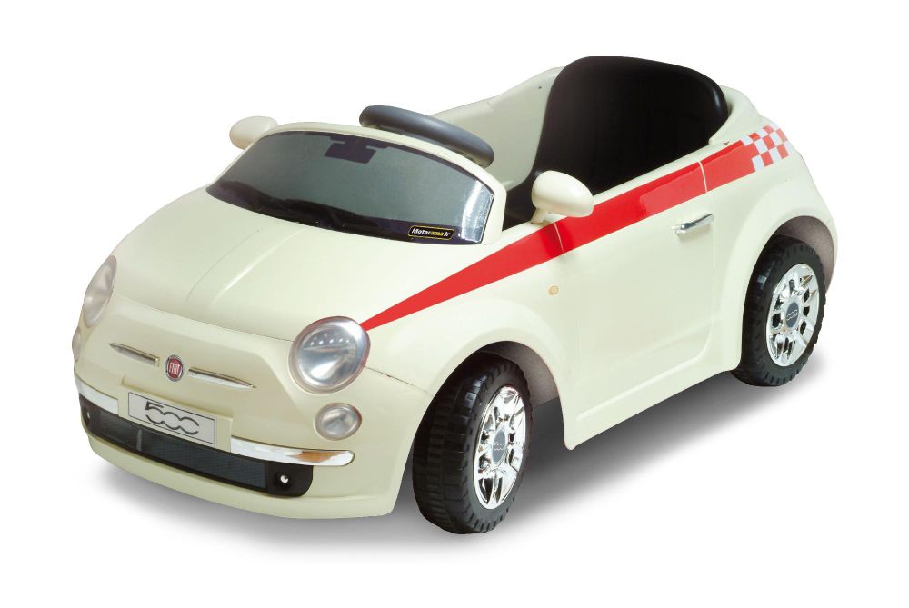 Motorama White Fiat 500 Ride-on Car at Kmart.com