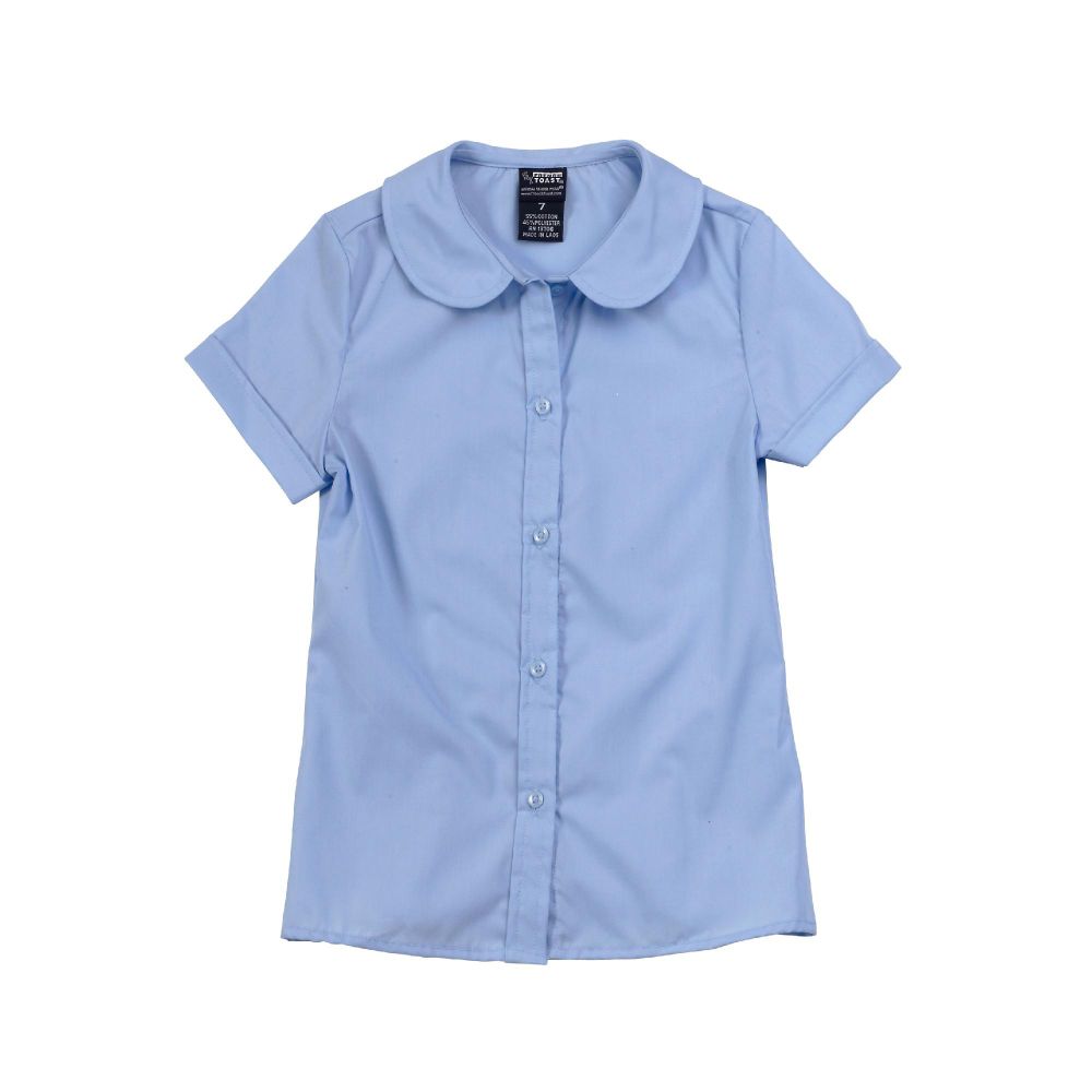 French Toast (Size 7-20) Short Sleeve Peter-Pan Blouse (Modified Fit) at Kmart.com