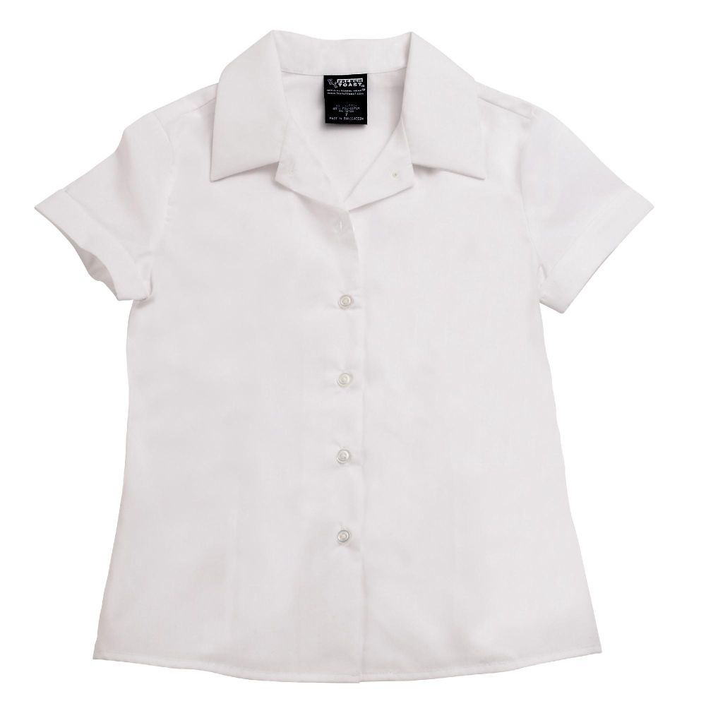 French Toast (Size 4-6X) Short-Sleeve Pointy Collar Blouse (Modified Fit) at Kmart.com