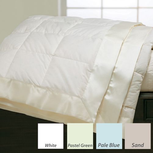 Blueridge Home Fashions Microfiber Feather Down Blanket White F/Q at Kmart.com
