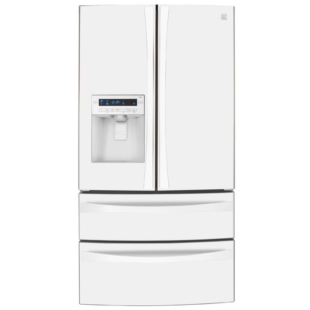 Kenmore Elite 31.0 cu. ft. Dual-Freezer French-Door Bottom-Freezer Refrigerator - White (04672182000 72182) photo
