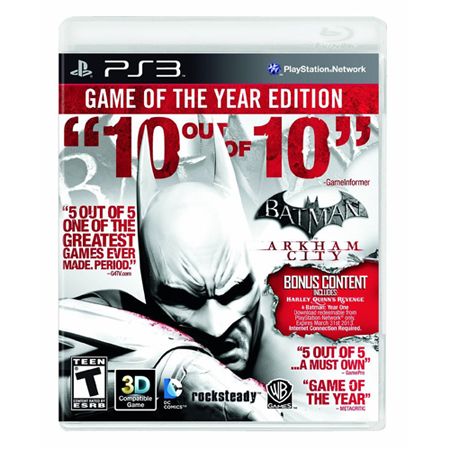 Warner Brothers Batman: Arkham City - Game of the Year