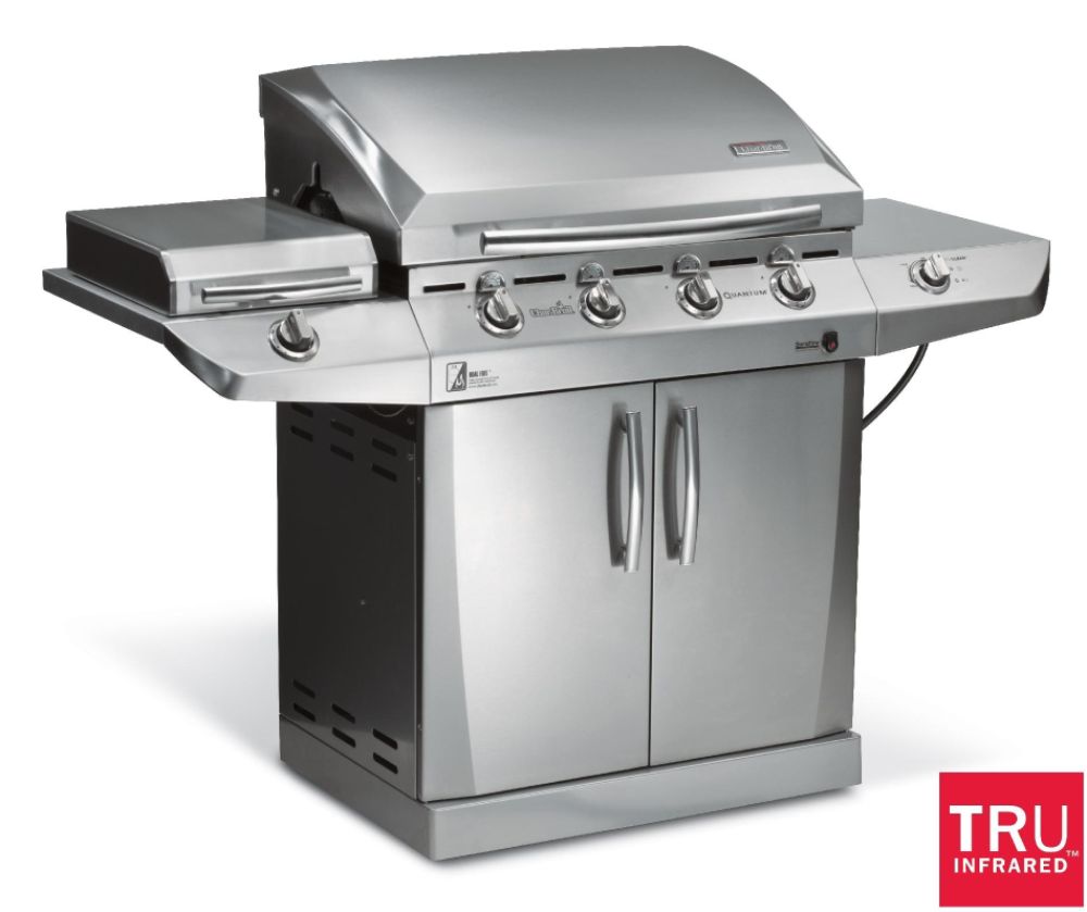 Char-Broil 4-Burner Infrared Gas Grill with Side Burner and Auto Clean at Sears.com