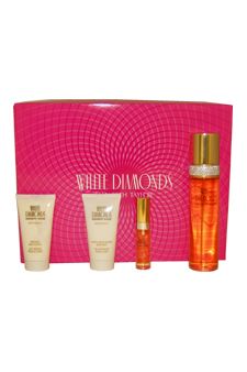 White Diamonds by Elizabeth Taylor for Women - 4 Pc Gift Set