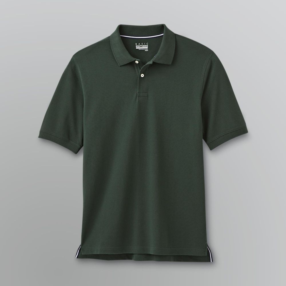 Basic Editions&nbsp; Men's Pique Polo Shirt