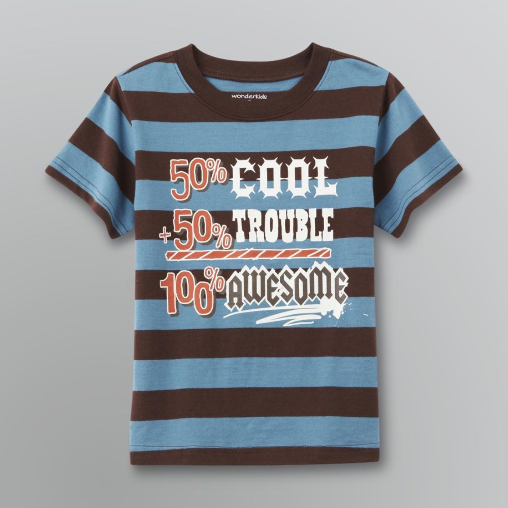 WonderKids Infant & Toddler Boy's 100% Trouble T-Shirt