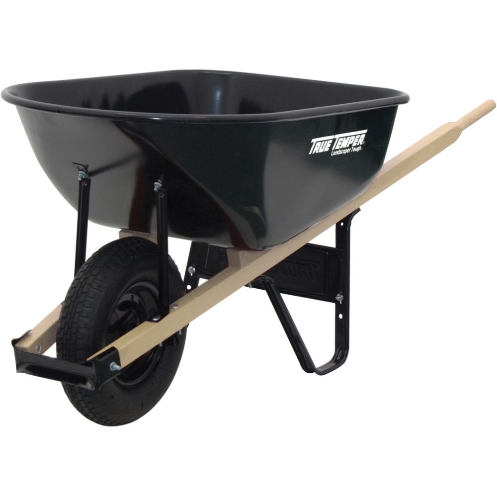 Ames 6 cubic-foot Steel Wheelbarrow