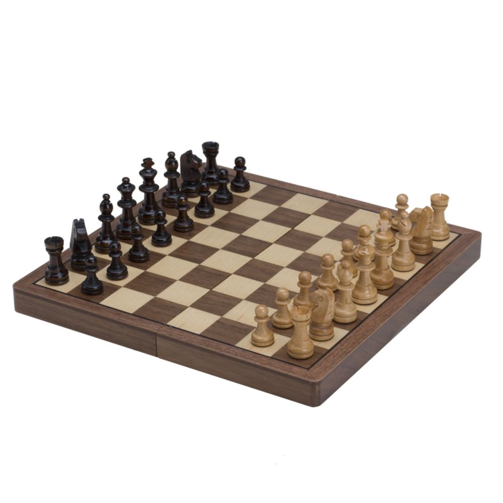 CHH 11" Walnut Magnetic Chess Set at Kmart.com