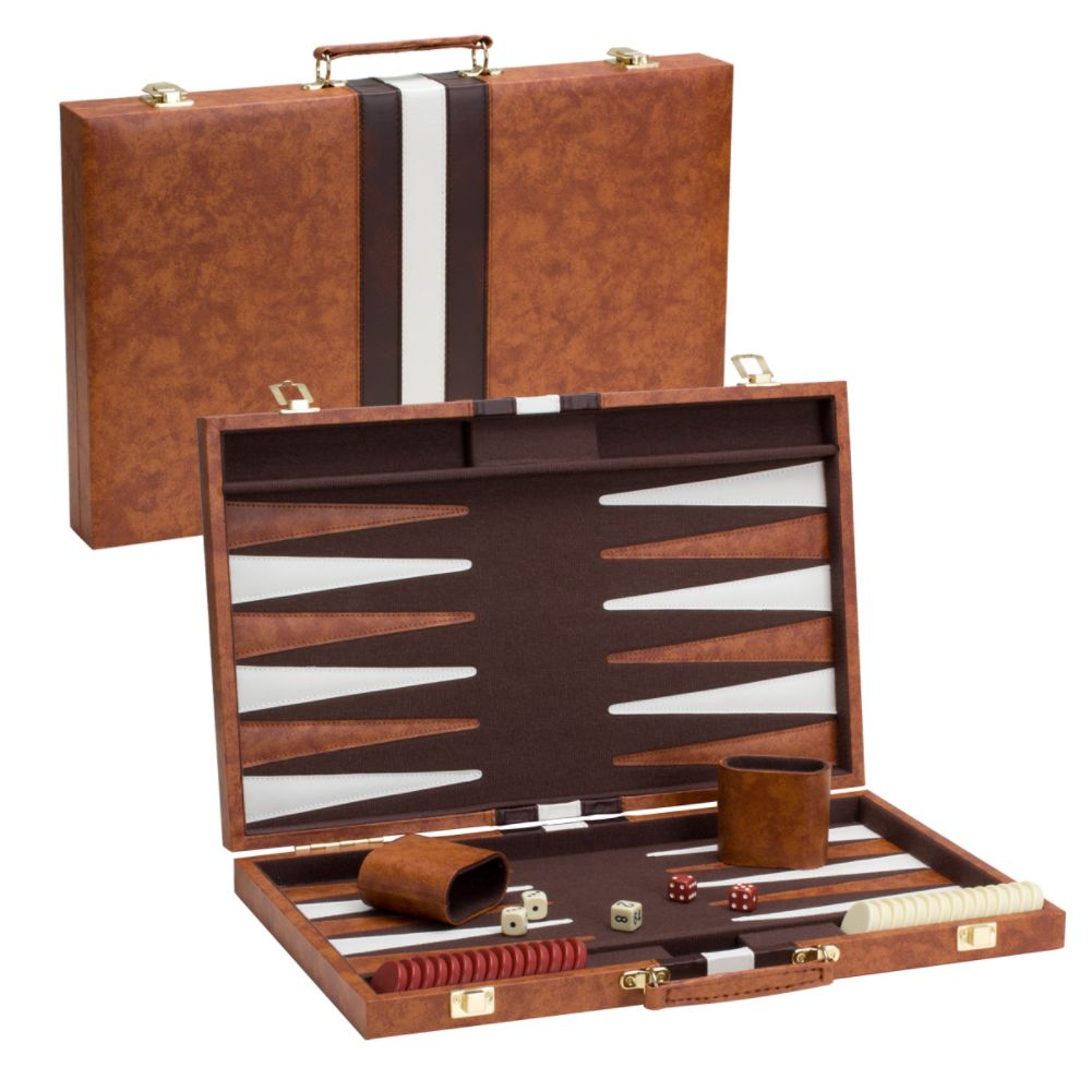 CHH 18" Brown & White Backgammon Set at Kmart.com