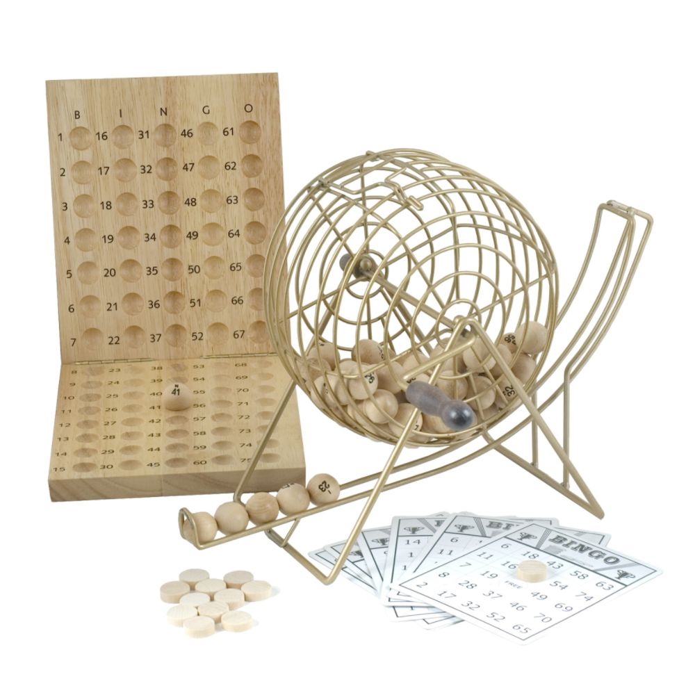 CHH 7" Wooden Bingo Set with Metal Frame at Kmart.com