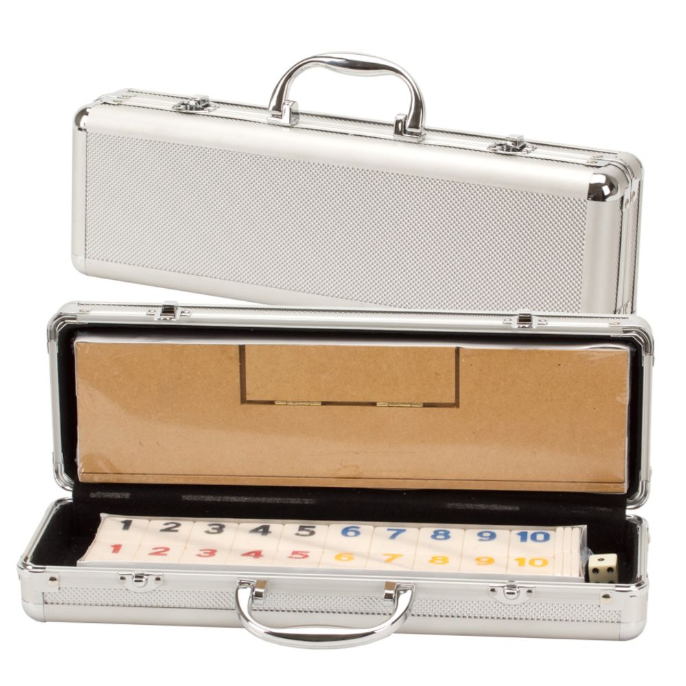 CHH Deluxe Rummy with Wooden Racks in Aluminum Case at Kmart.com