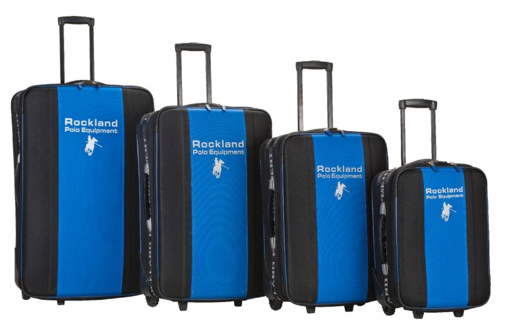 Rockland Fox Luggage 4 PIECE ROCKLAND POLO EQUIPMENT LUGGAGE SET at Kmart.com