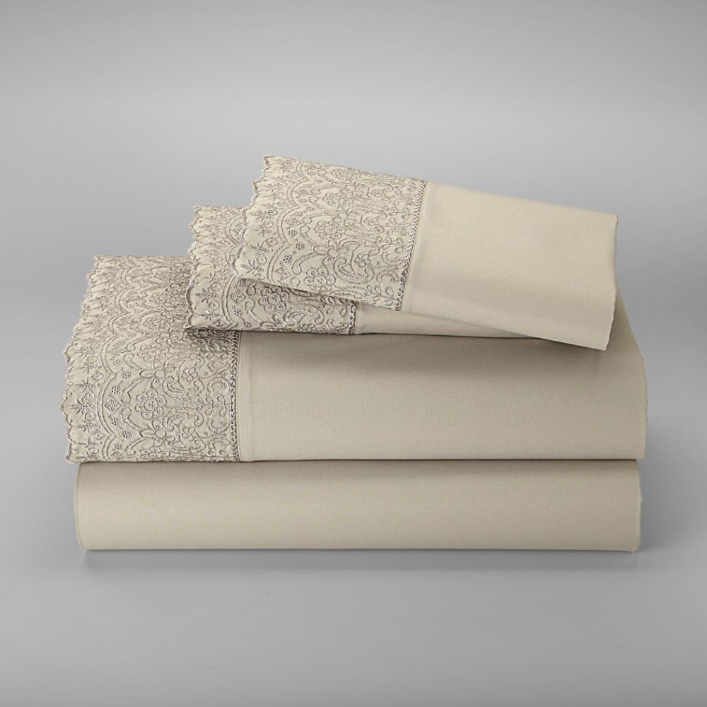 Linens and Lace Sheet Set - Wheat at Kmart.com