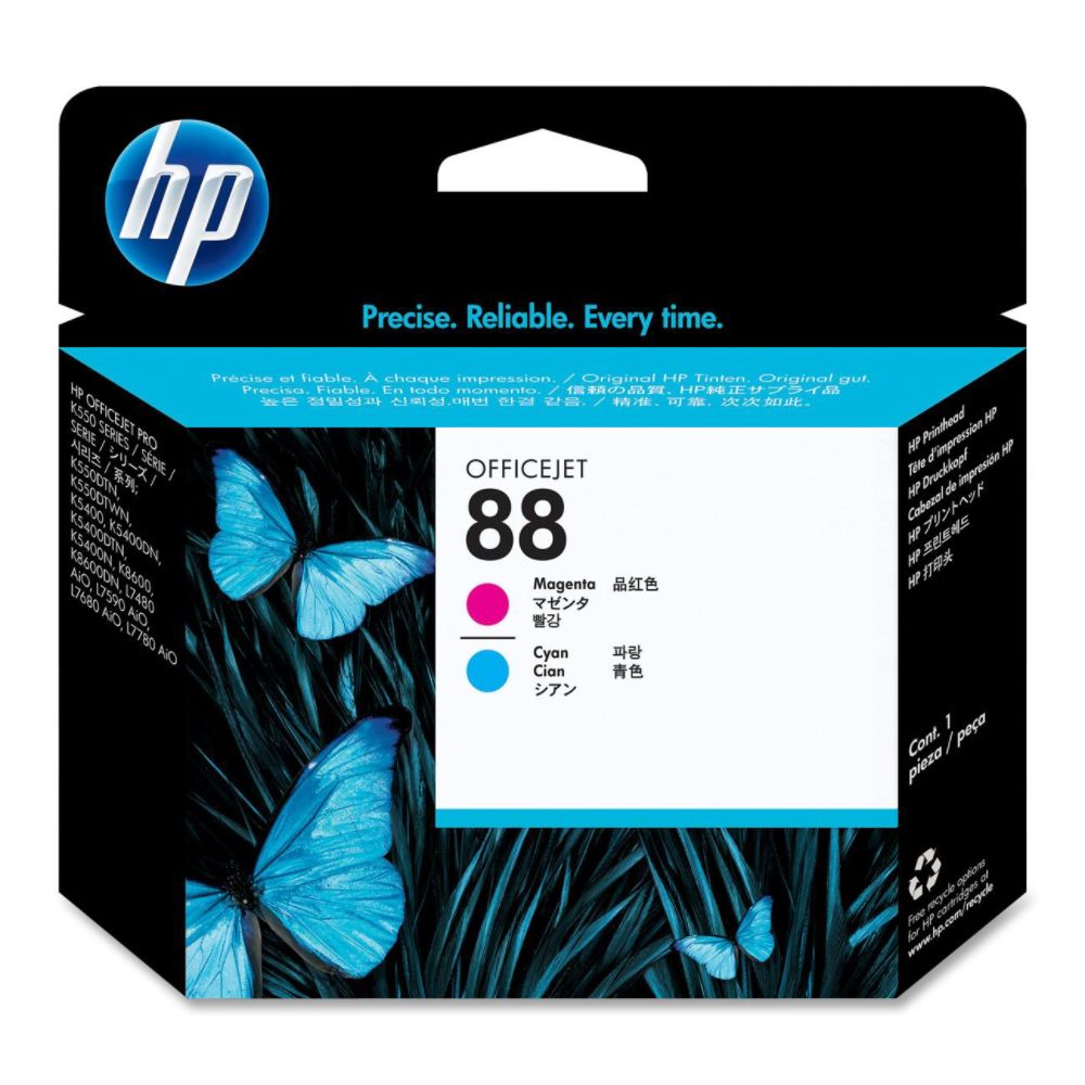HP88 Magenta Cyan Printhead