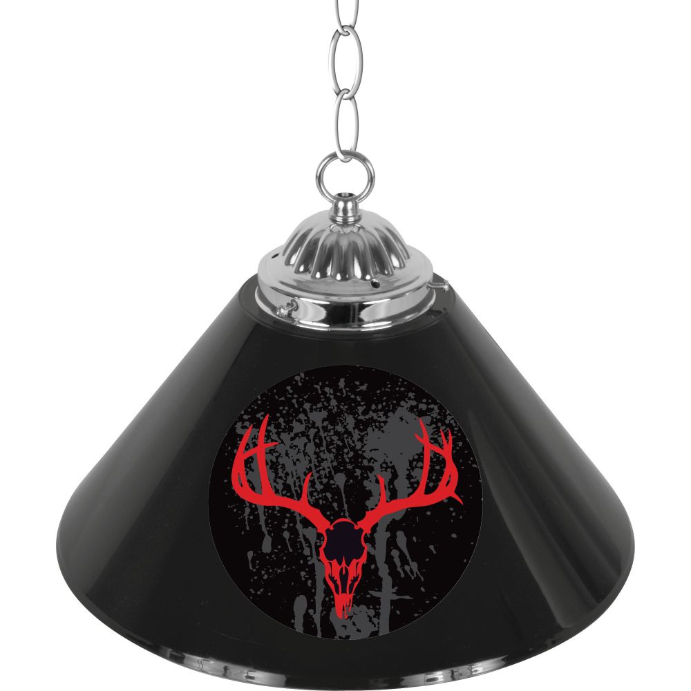 Trademark Global&nbsp; Hunt Skull Single Shade Bar Lamp - 14 inch