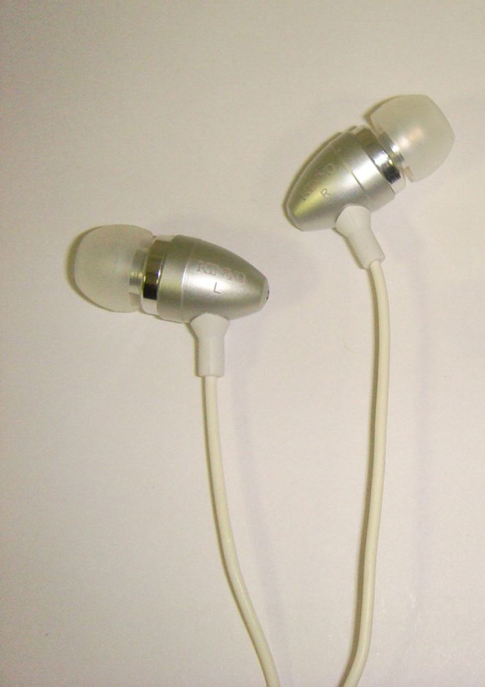 Kinyo PE-166Silver In-ear stereo earbuds with metal housing