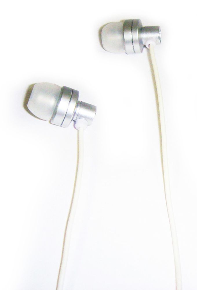 Kinyo PE-161Silver In-ear stereo earbuds with metal housing