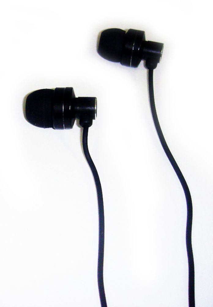 Kinyo PE-161Black In-ear stereo earbuds with metal housing