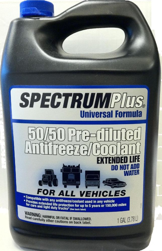 Spectrum Plus&nbsp; 50/50 Pre-Diluted Extended Life Antifreeze/Coolant