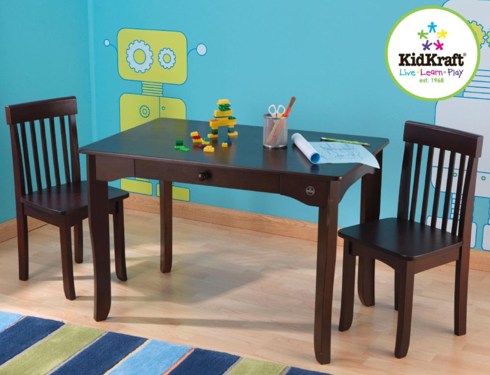 Kidkraft Avalon Table & Chair Set - Espresso