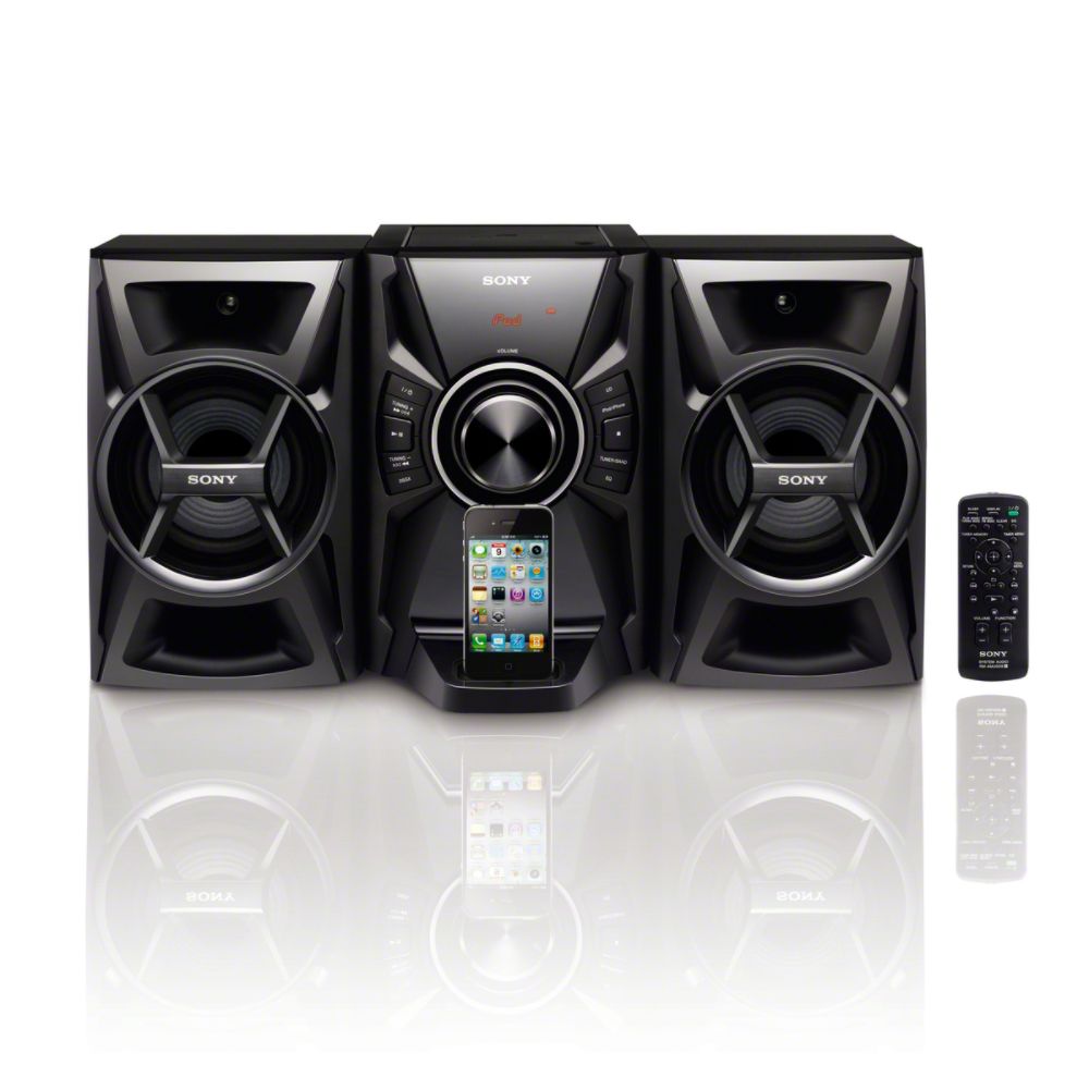 Sony 100W Music System w/ CD Player and iPhone/iPod Dock MHC-EC609iP