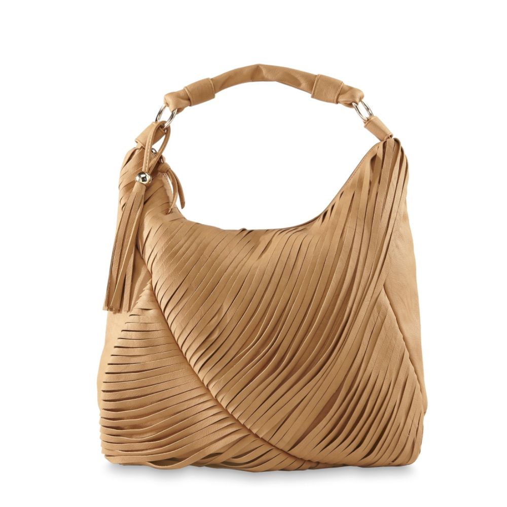 Kardashian Kollection On The Fringe Hobo Bag