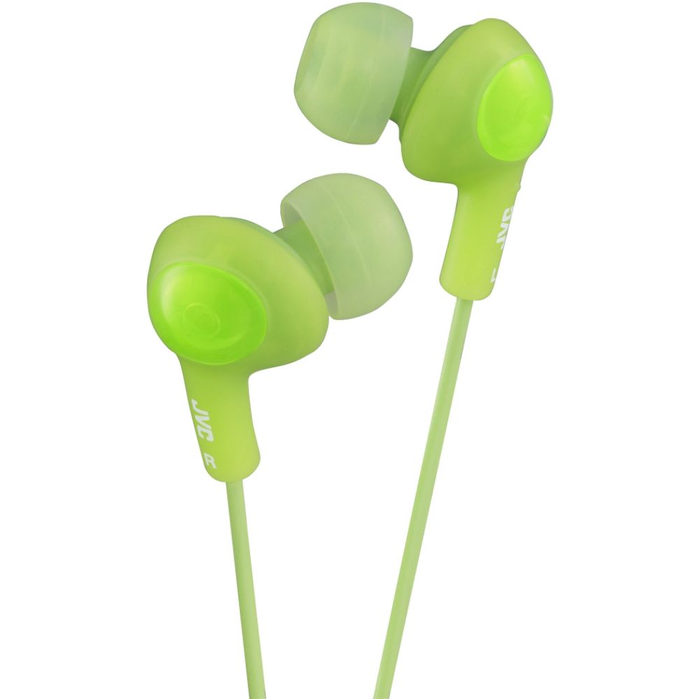 JVC Inner Ear Gumy Plus Headphone - Green HAFX5G